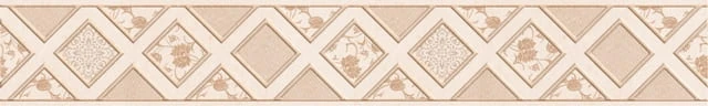 Бордюр настенный Ceramica Stellare Erica Beige 6x40 см (BW-ERI-BG)