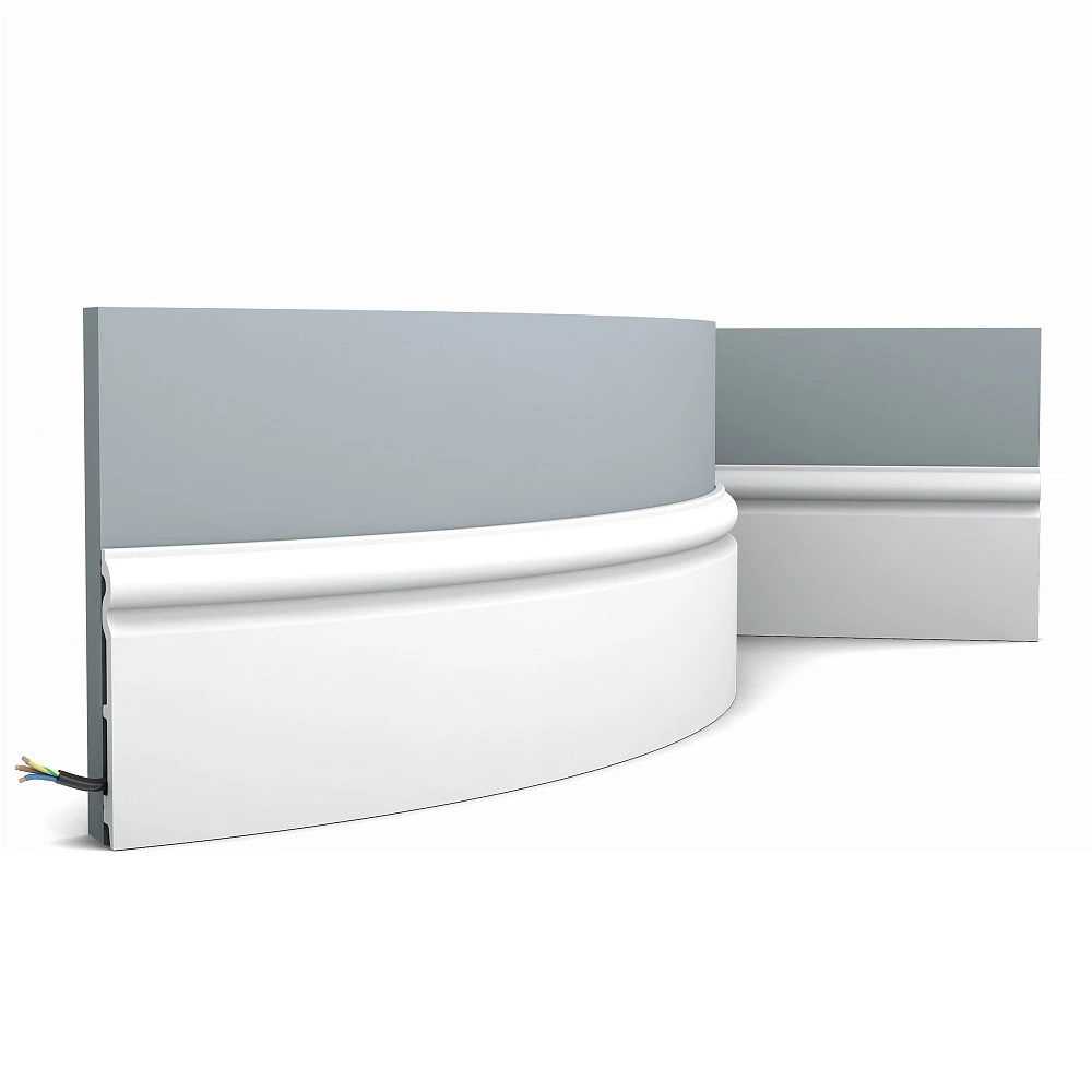 Гибкий плинтус Orac Decor (2000x138x15) Белый SX138F